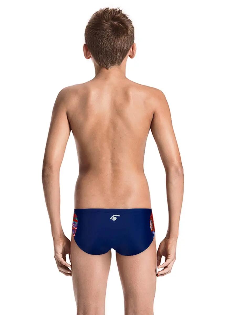 Slip de natation Jaked Boy's Manga rouge - Taille UK 28 2/5