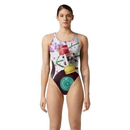 Akron Maillot de bain Gre pour femmes