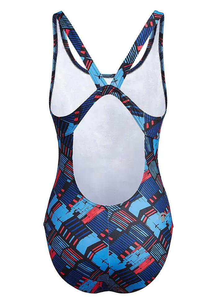 Fato de banho feminino Jaked azul/rosa tamanho 28 2/4