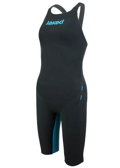 Combinaison Jaked J-Keel genou dos fermé noir/turquoise taille UK 18