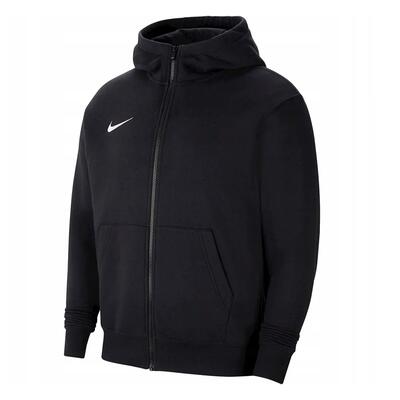 Felpa Con Cappuccio E Zip Intera Bambini Nike Park 20 Nero