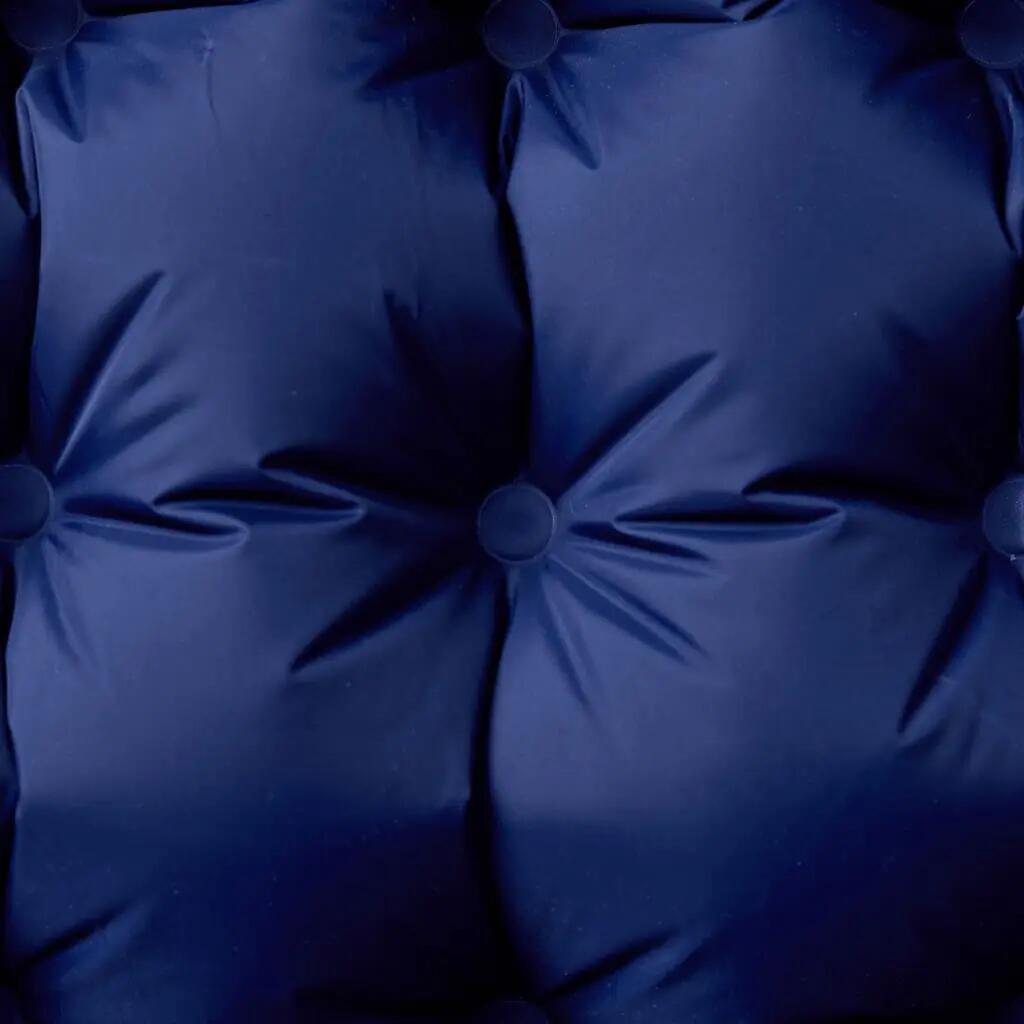 VidaXL Selbstaufblasbare Campingmatratze mit Kissen - Einzelbett - Marineblau 4/4