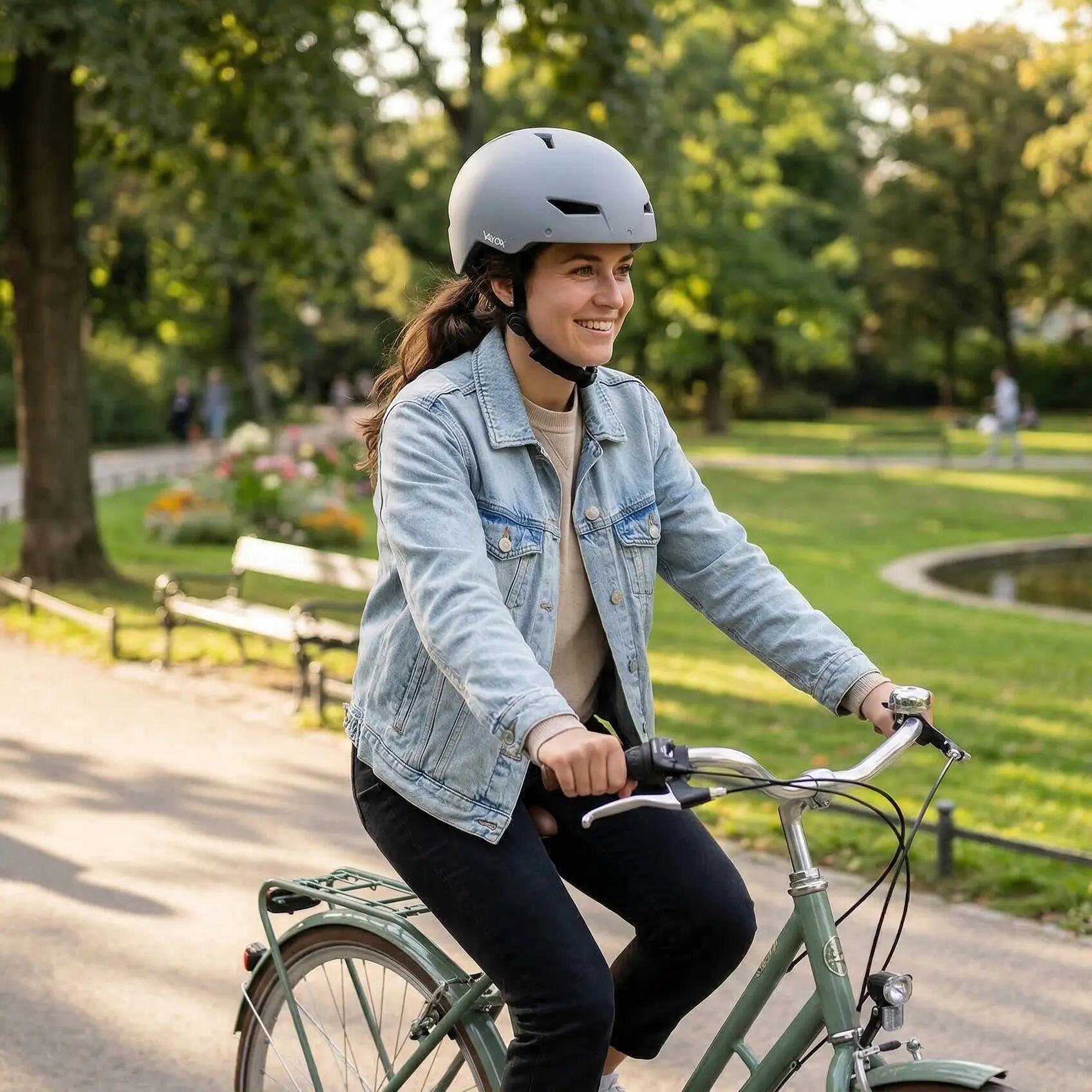 Casque Vayox Street VA0423 avec LED 55-58 cm 5/16