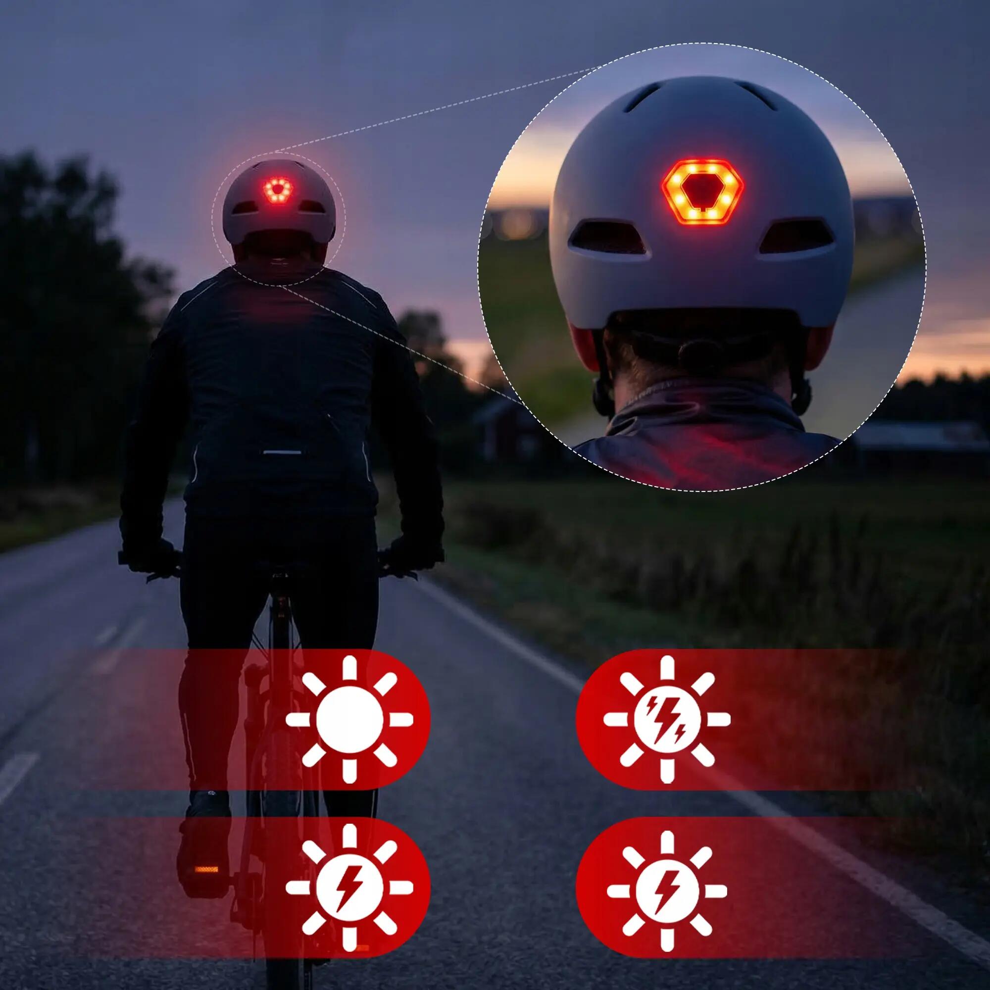 Casque Vayox Street VA0423 avec LED 55-58 cm 9/16