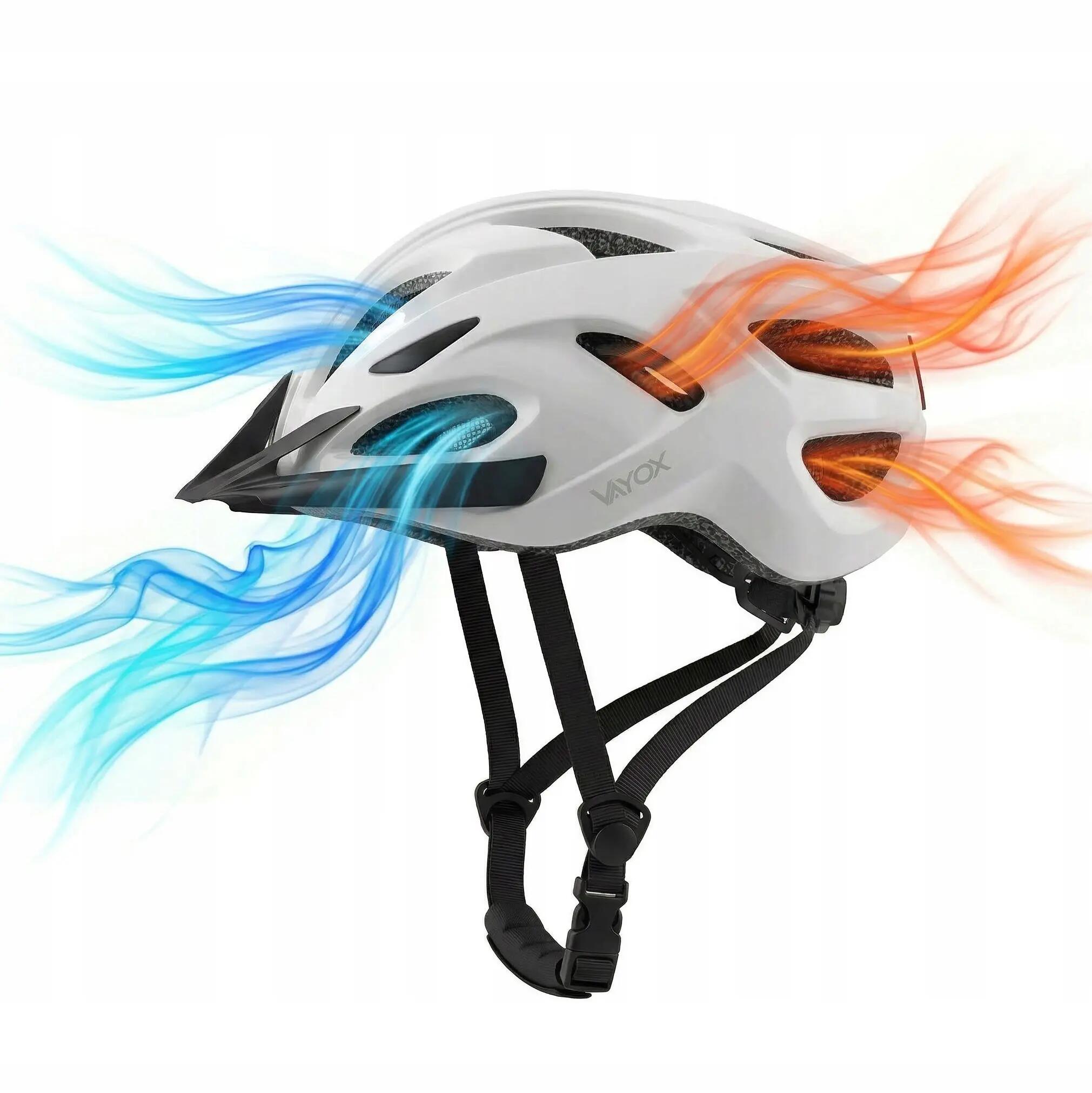 Casco bici Vayox Speed VA0425 luce LED 8/15