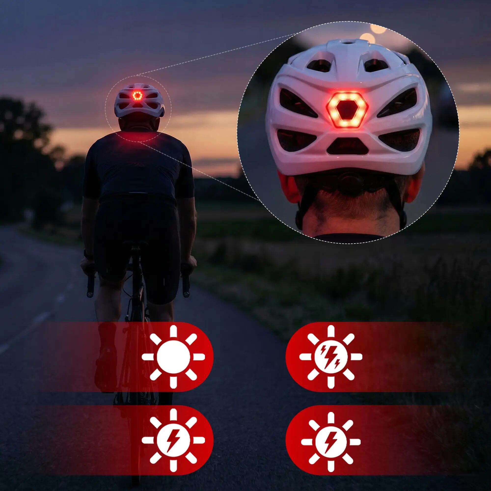 Casco bici Vayox Speed VA0425 luce LED 10/15