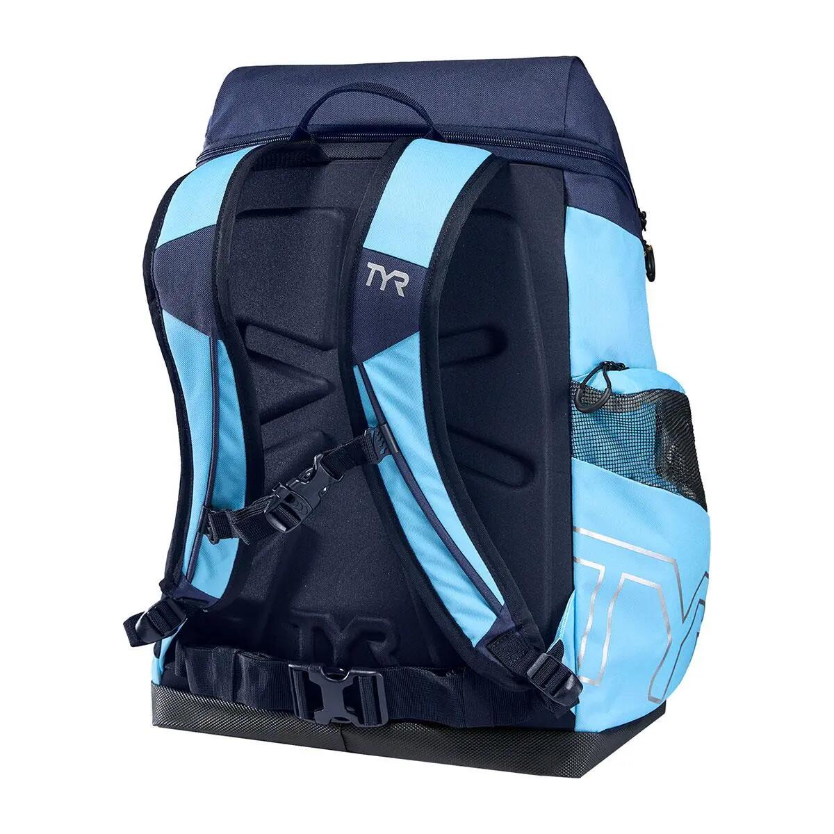 Sac à dos TYR Alliance 45L - Bleu clair / Bleu marine 3/4
