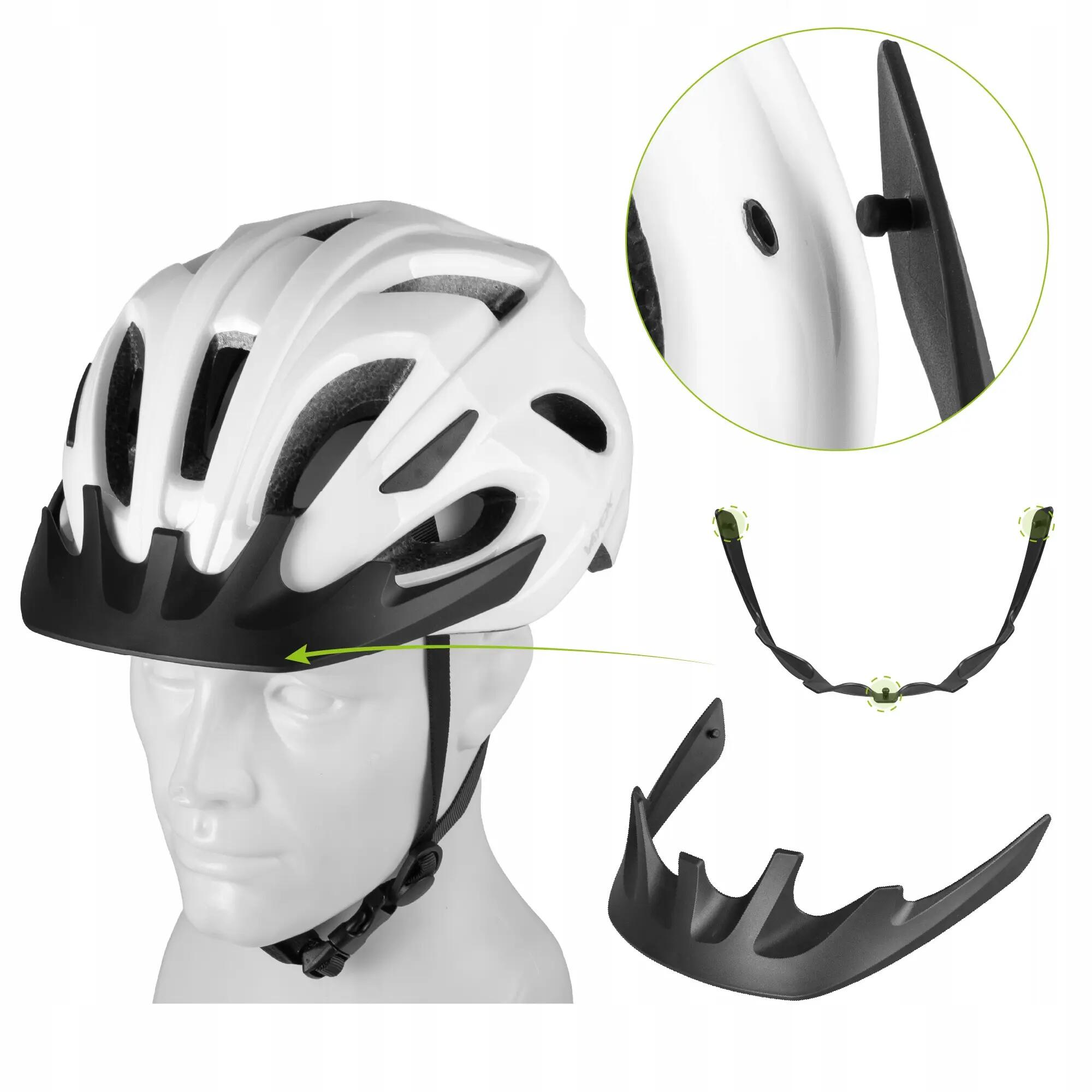 Fahrradhelm Vayox Speed VA0425 mit LED-Leuchte und Visier 5/15