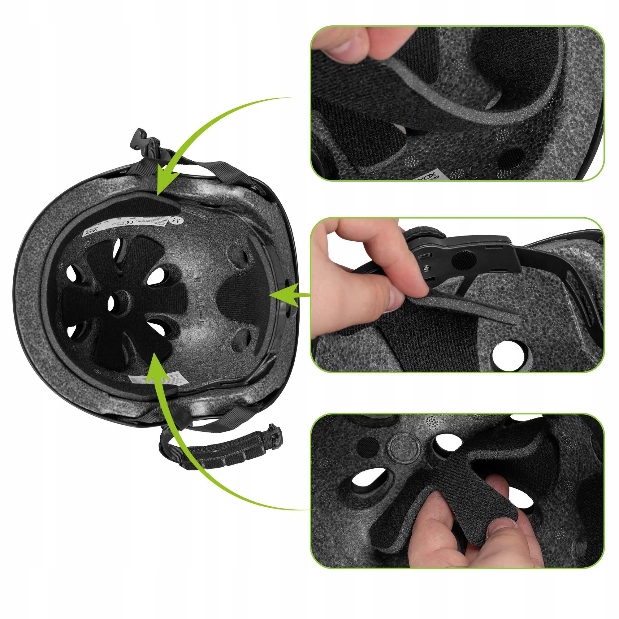 Vayox Protector VA0422 fietshelm voor kinderen voor skeelers, step 51-54cm 10/15