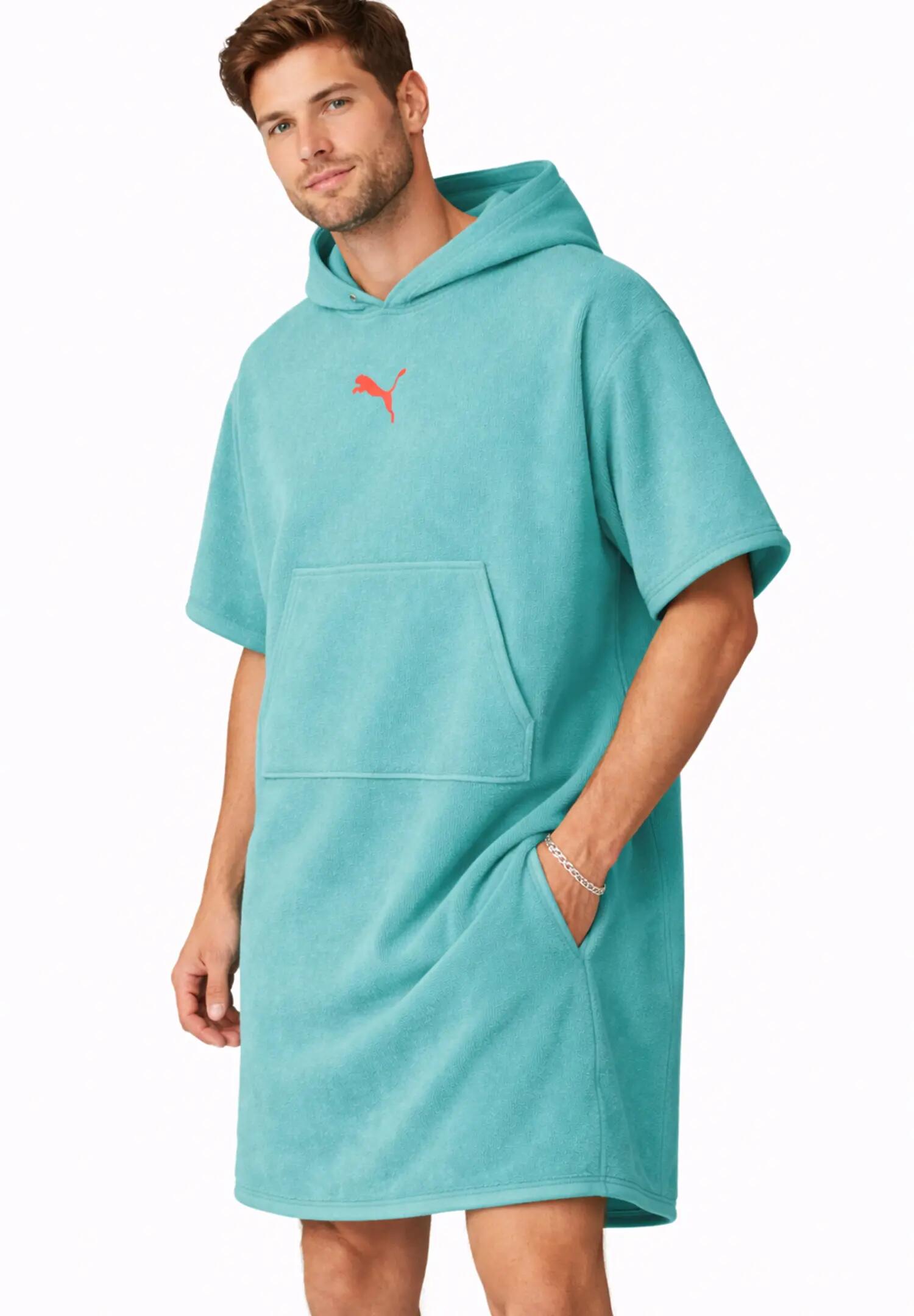 Puma Unisex Badeponcho Poncho mit Kapuze Strand Sauna 660009 6/7