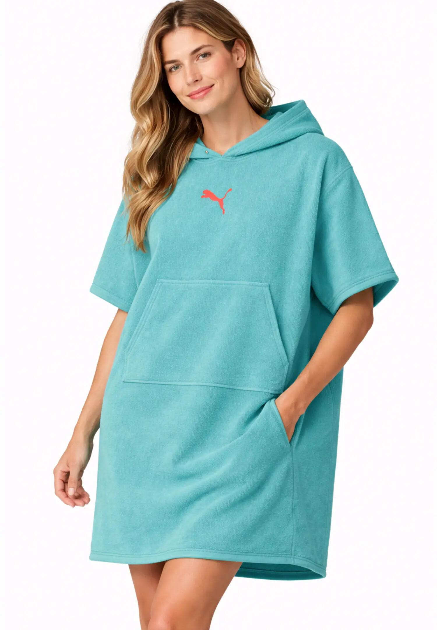 Puma Unisex Badeponcho Poncho mit Kapuze Strand Sauna 660009 5/7