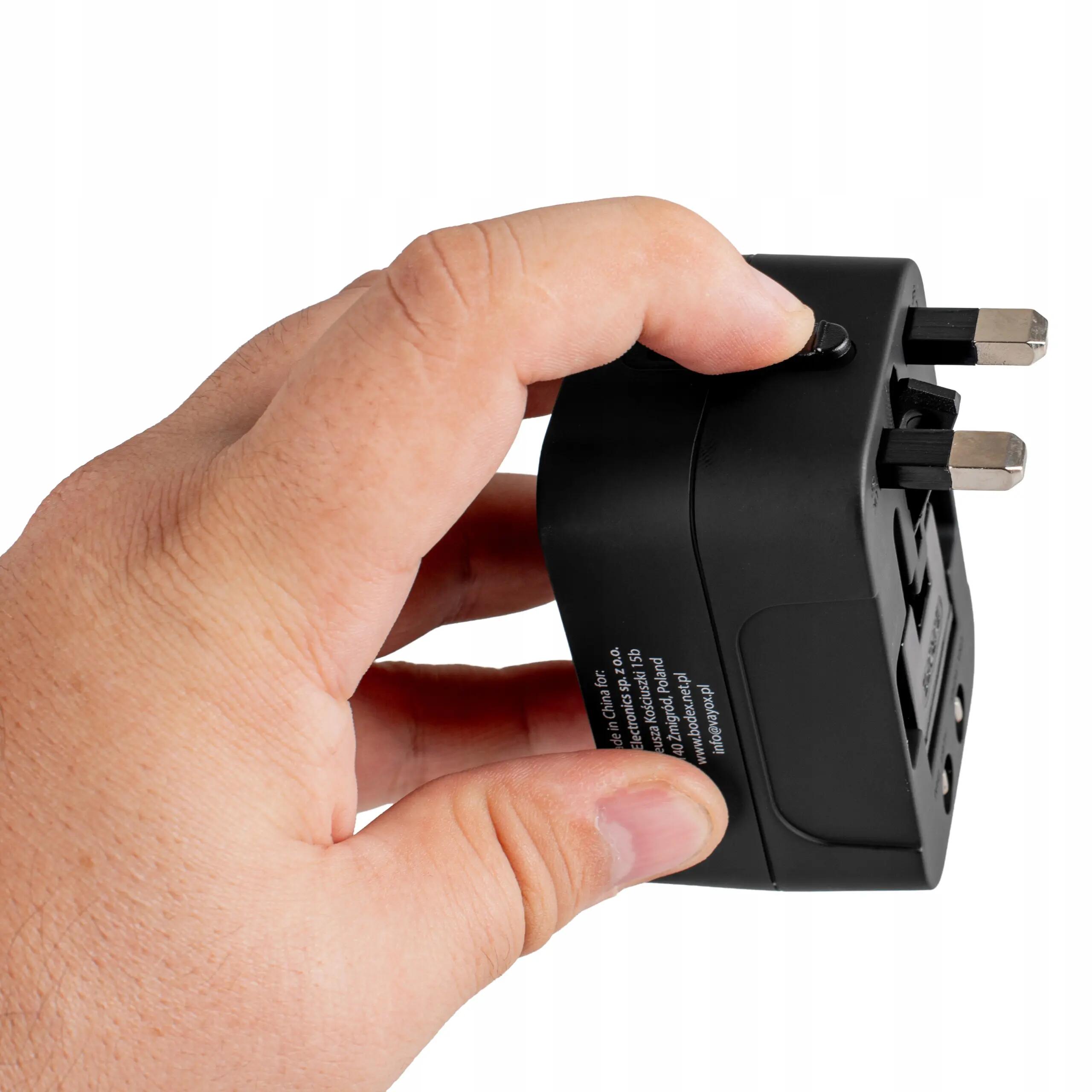 Reiseadapter Vayox VA0407 UK/US/EU/AU USB-C 7/15