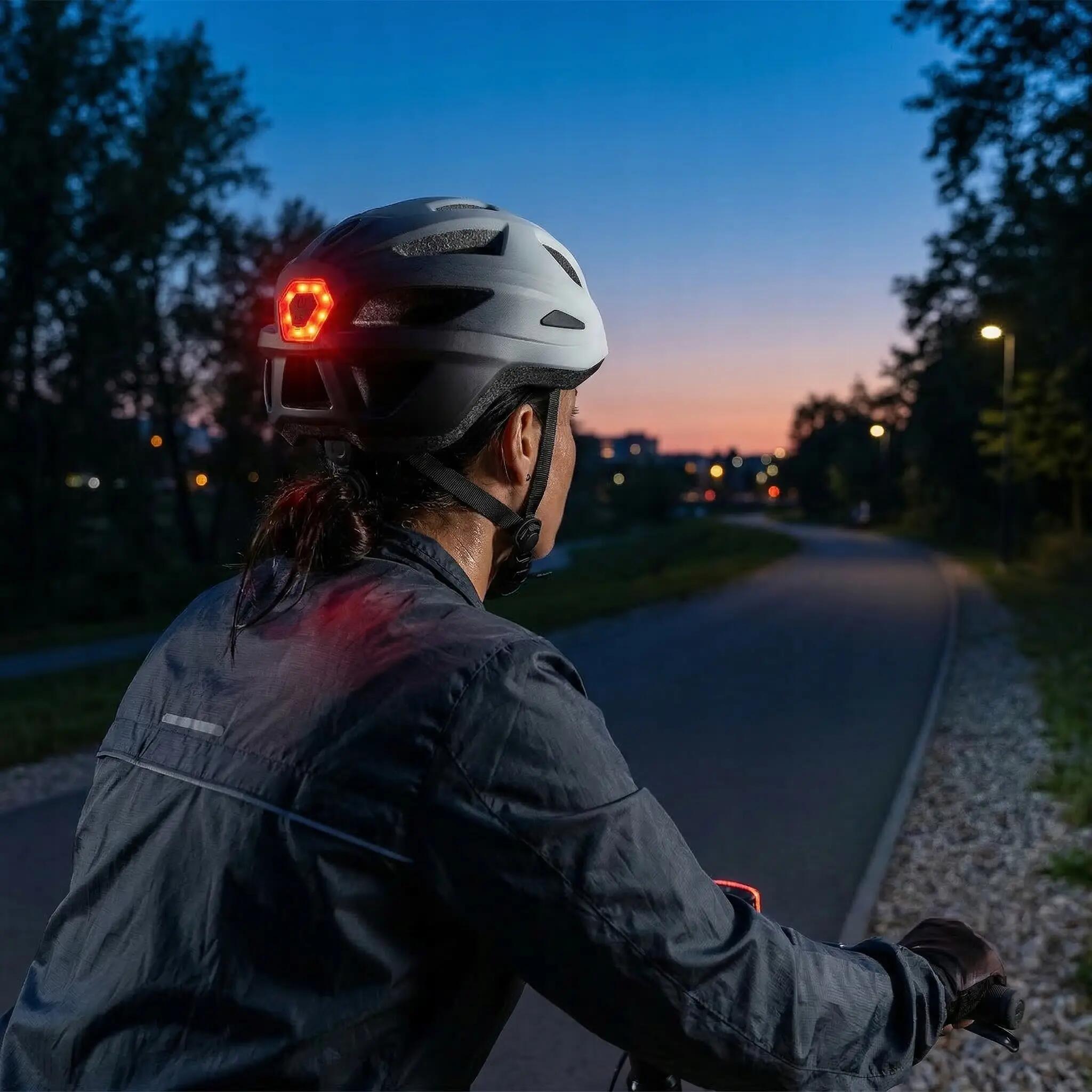 Casque de vélo Vayox Active VA0424 avec visière et éclairage LED 7/15