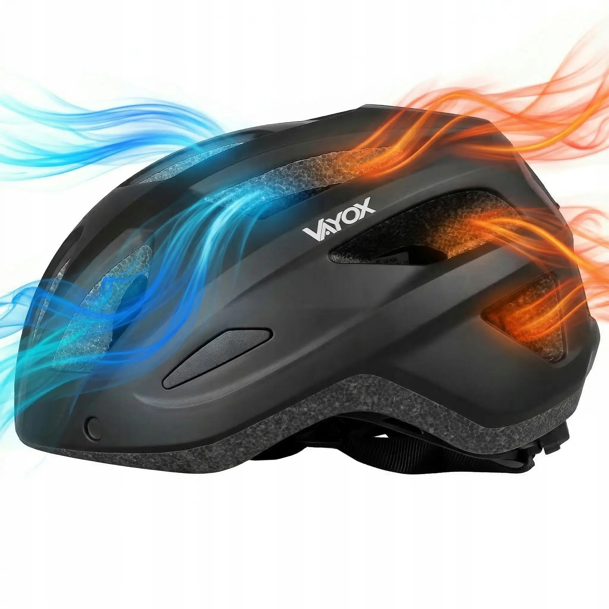 Fahrradhelm Vayox Active VA0424 LED-Leuchte 8/15