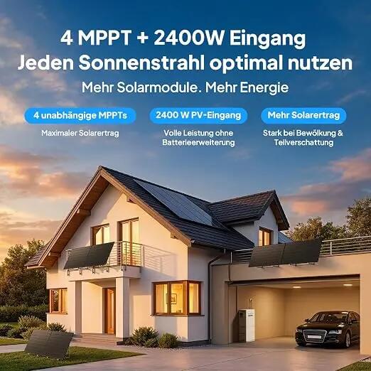 Balco 260+2*BC260,BLUETTI centrale électrique de balcon de 7680 Wh pour secours 3/7
