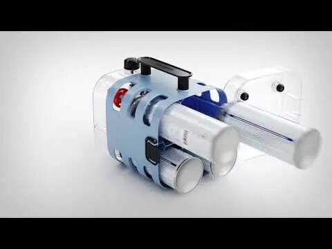 Gasversorgung Quad Power Pak - für 4 x 227-g-Kartuschen 2/8