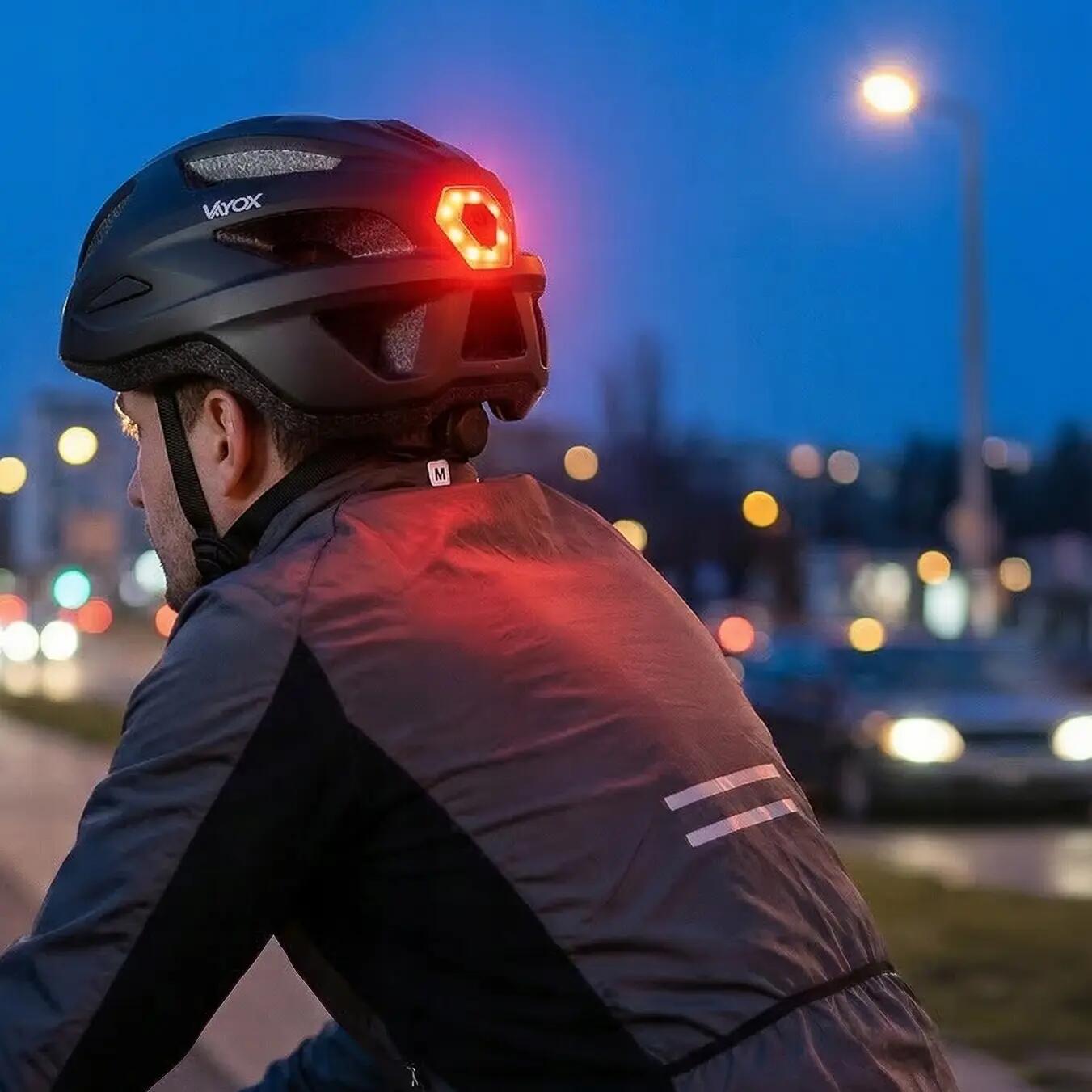Fahrradhelm Vayox Active VA0424 LED-Leuchte 7/15