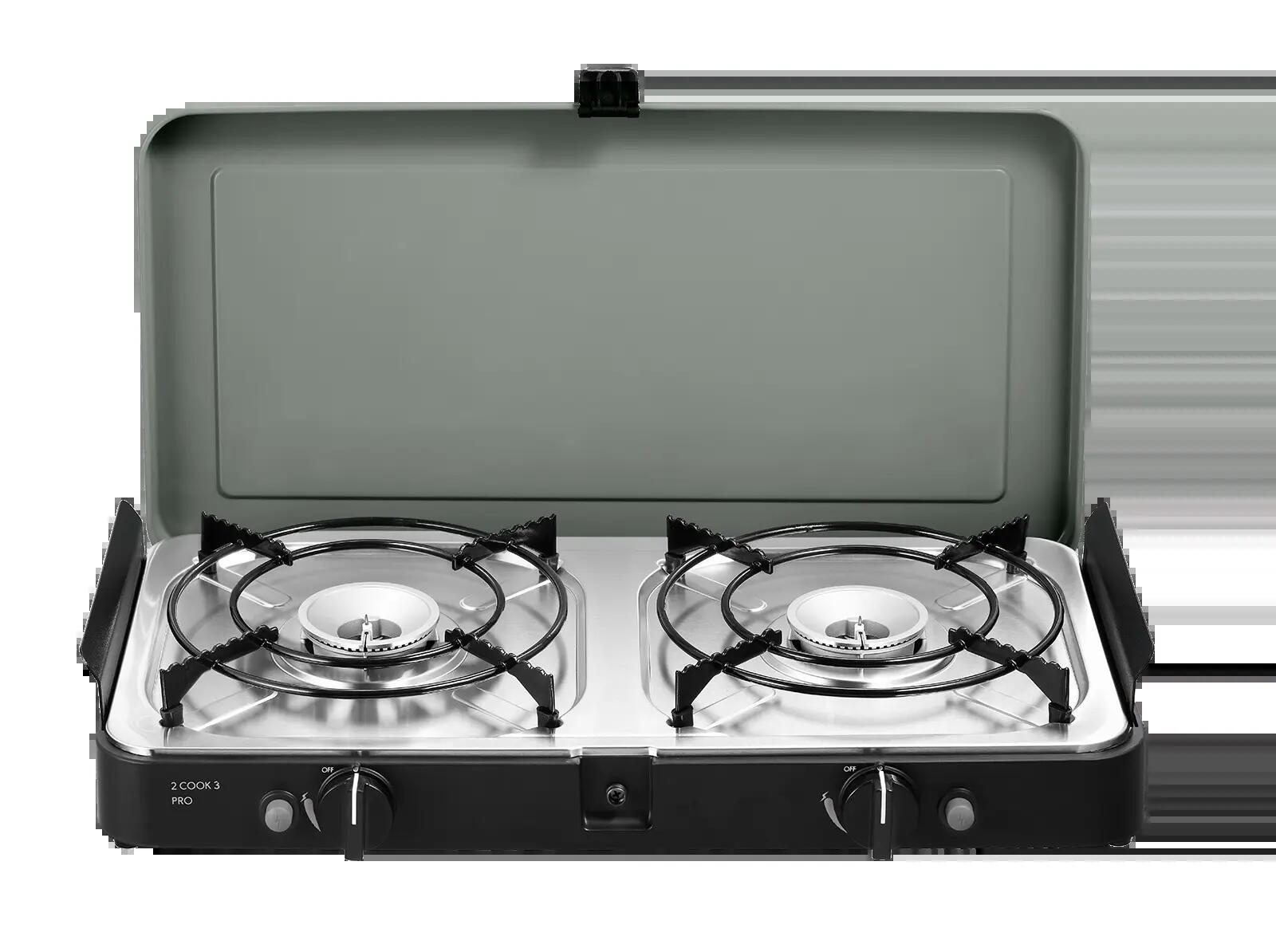 Camping-Gaskocher 2 Cook 3 Pro - 50mBar 2/6