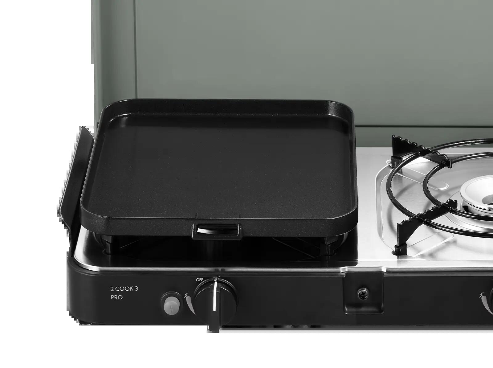 Camping-Gaskocher 2 Cook 3 Pro Deluxe - 50mBar 6/9