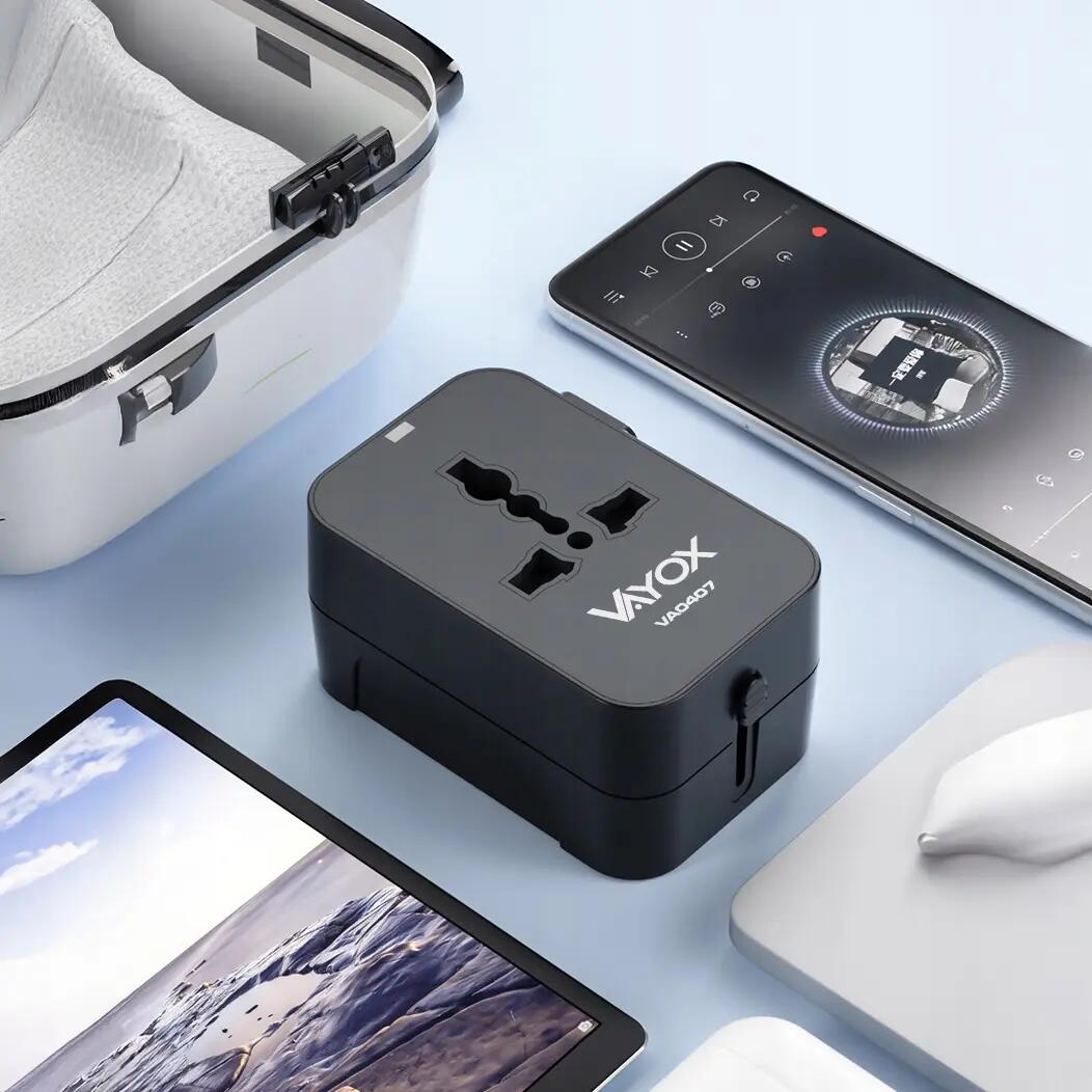 Reiseadapter Vayox VA0407 UK/US/EU/AU USB-C 10/15