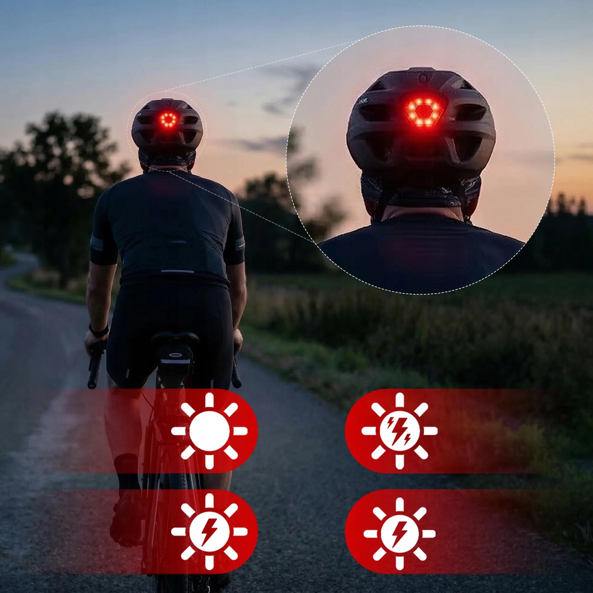 Fahrradhelm Vayox Active VA0424 LED-Leuchte 12/15