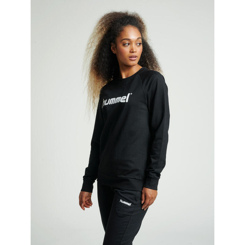 Damen-Sweatshirt Hummel Cotton Logo