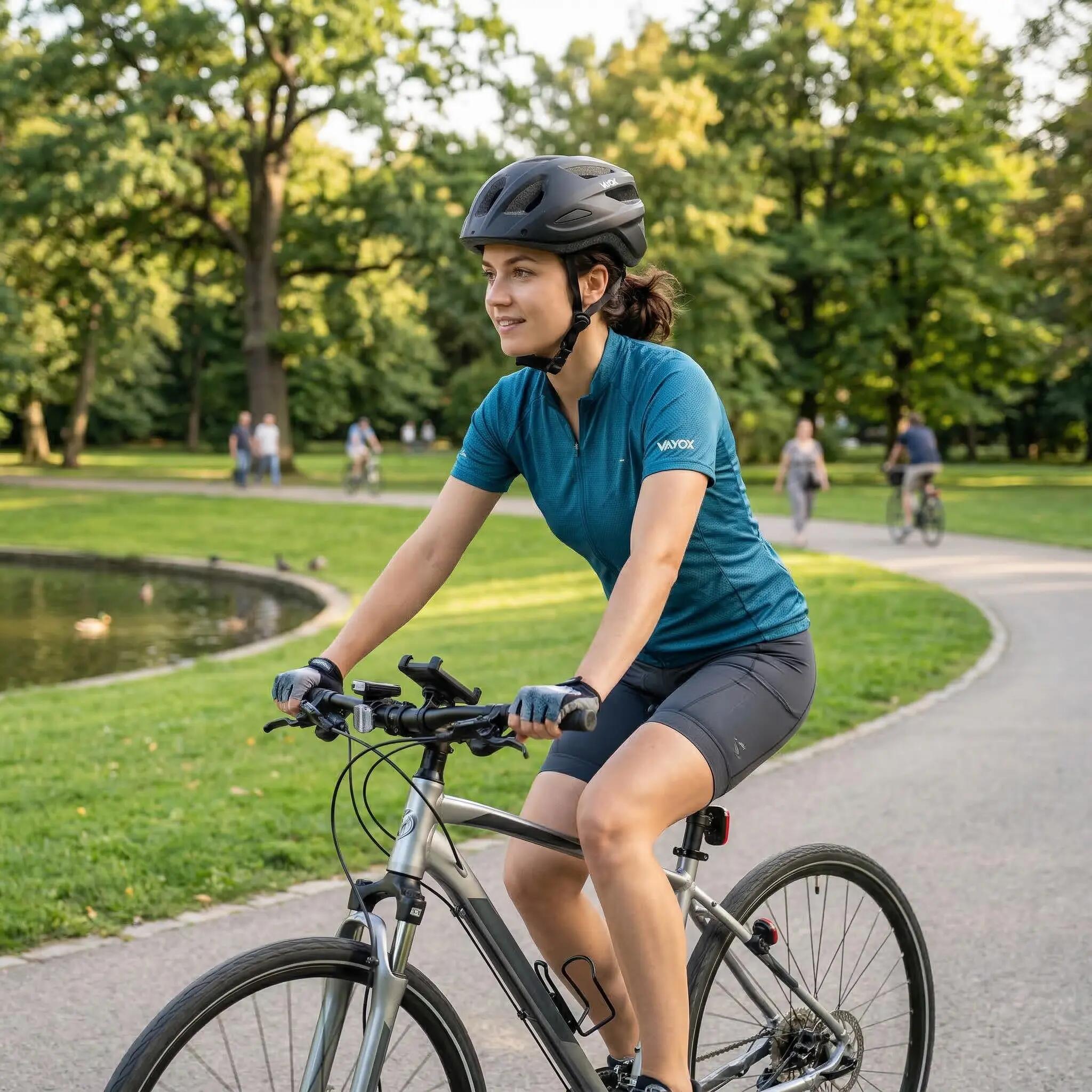 Fahrradhelm Vayox Active VA0424 LED-Leuchte 5/15
