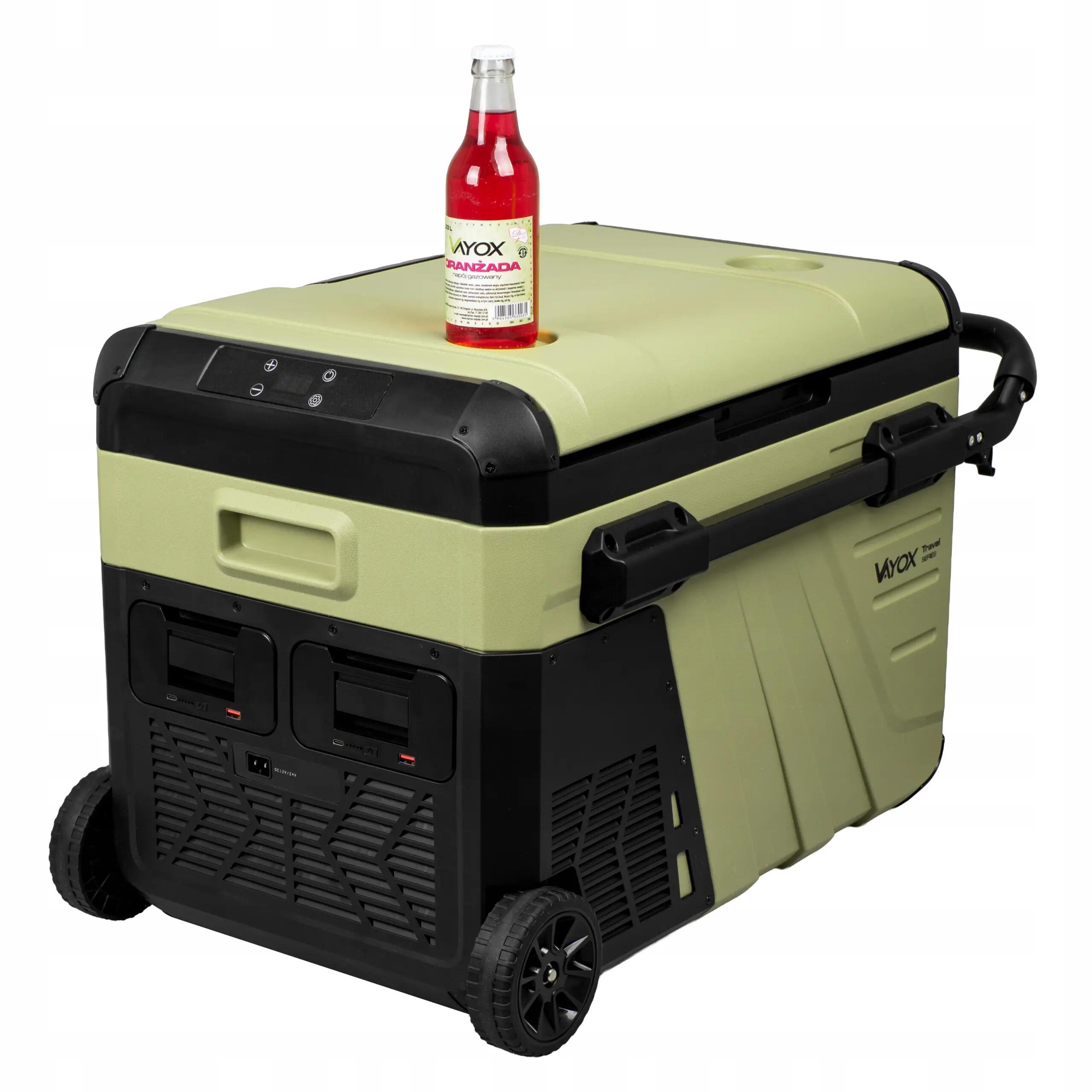 Kompressor-Kühltruhe Vayox VA-TW37 12/24/230V mit Rädern 35L 10/16