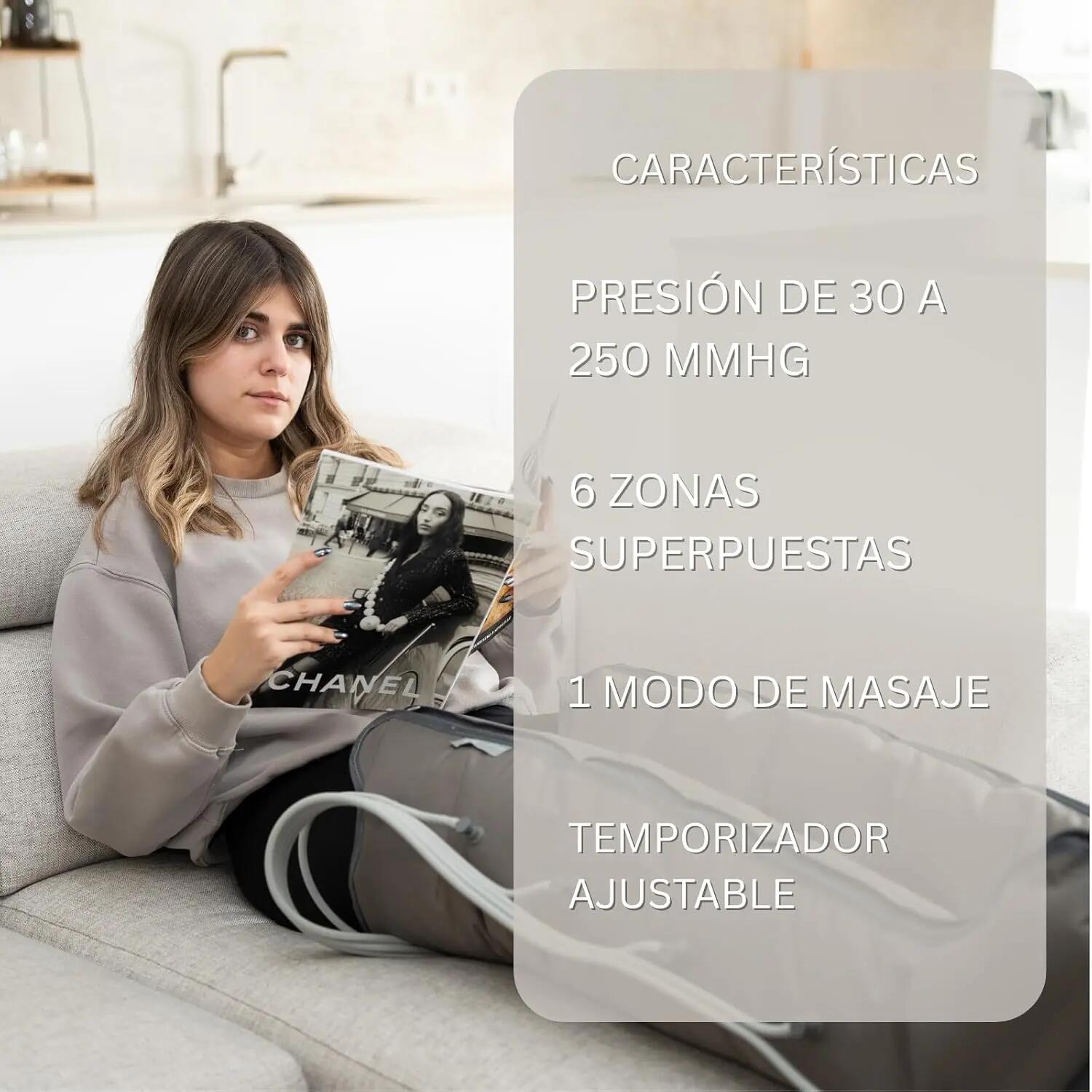 MED 6 Drucktherapie für zu Hause – Kompressions-Massagestiefel 4/9