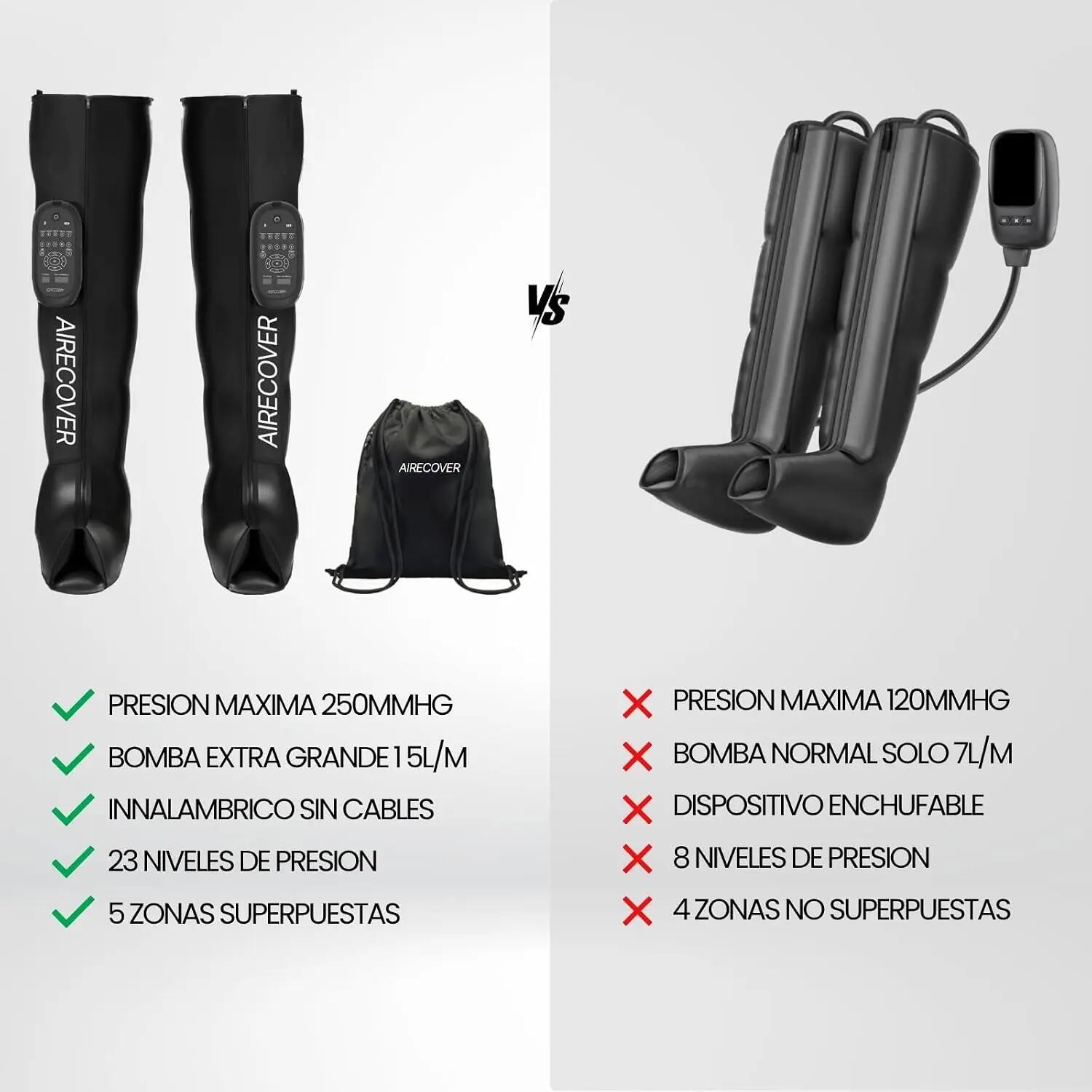 AIR X - Presoterapia domestica senza fili 4/8