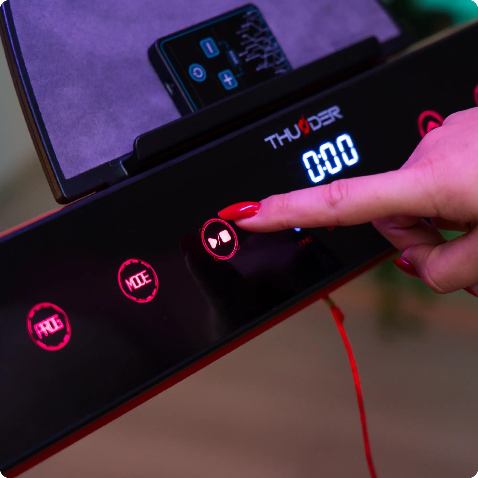 Bieżnia elektryczna walkingpad do biegania domowa składana Thunder RACE-RED-PRO 5/7