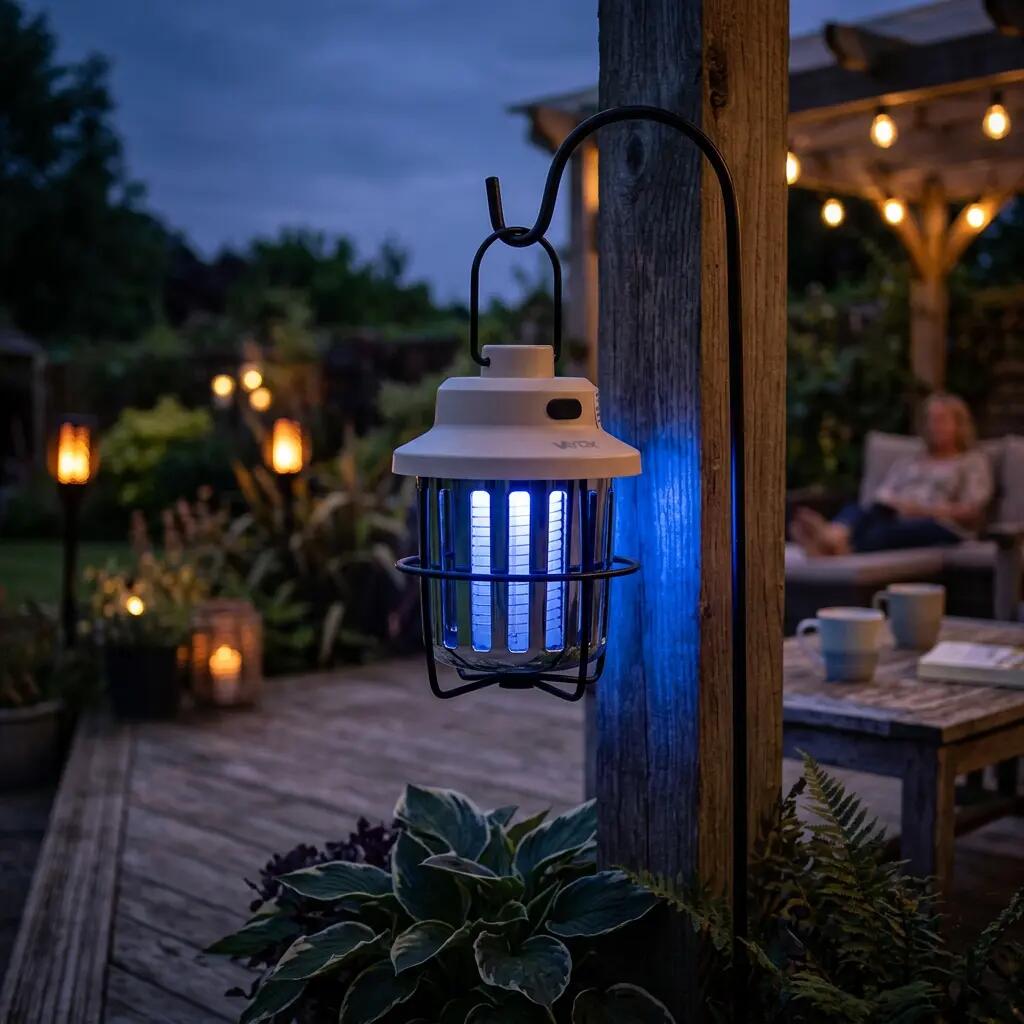 Lampa owadobójcza UV VAYOX VA0336 na komary muchy akumulatorowa 12/15