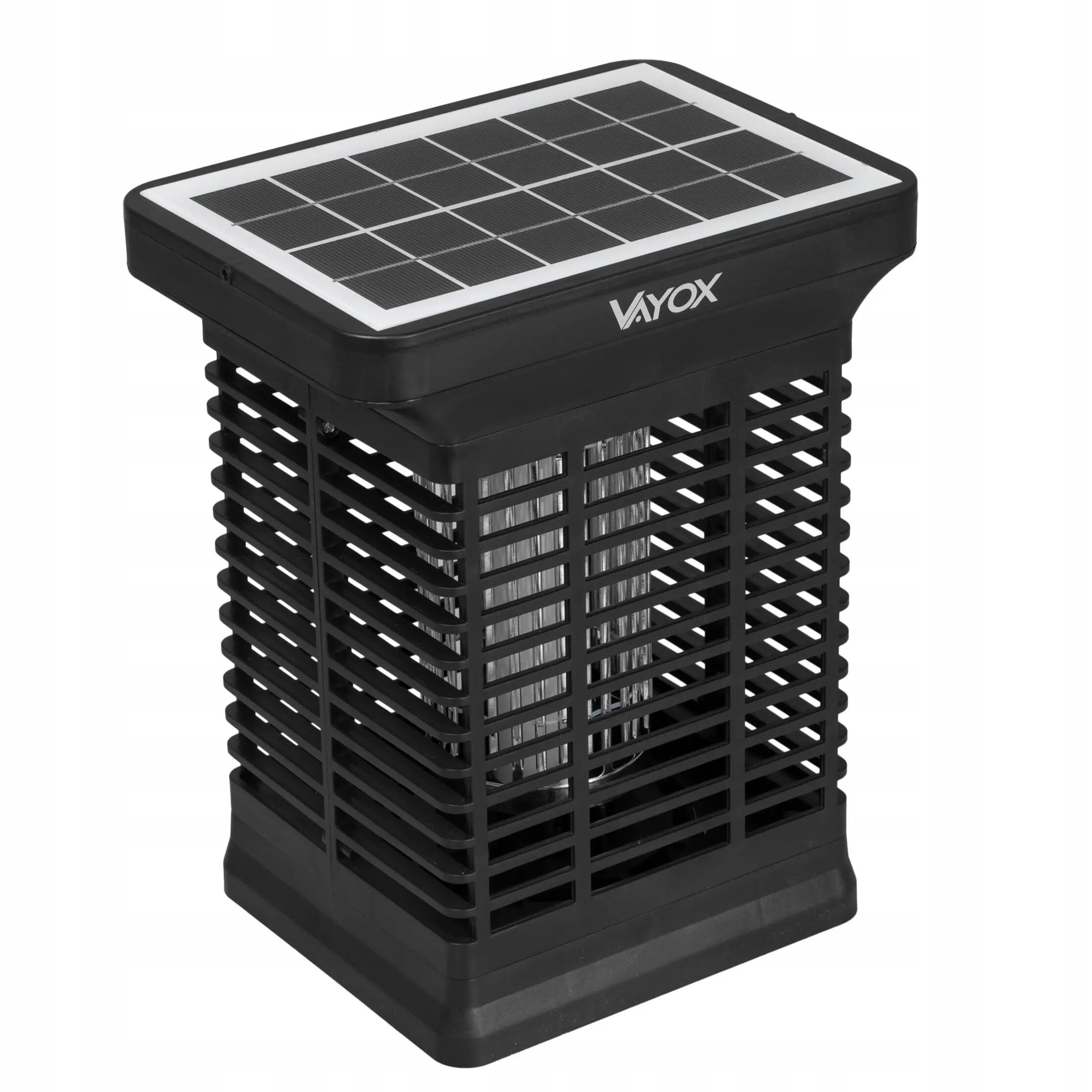 Lampa owadobójcza UV VAYOX IKV-200 na komary muchy akumulatorowa solarna 11/15