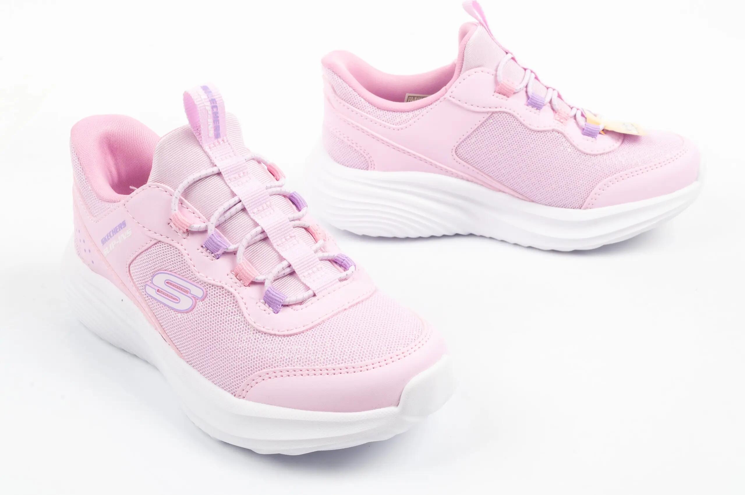 Zapatillas niña Skechers Slip-Ins Bounder Pro con velcro y calce fácil 7/9