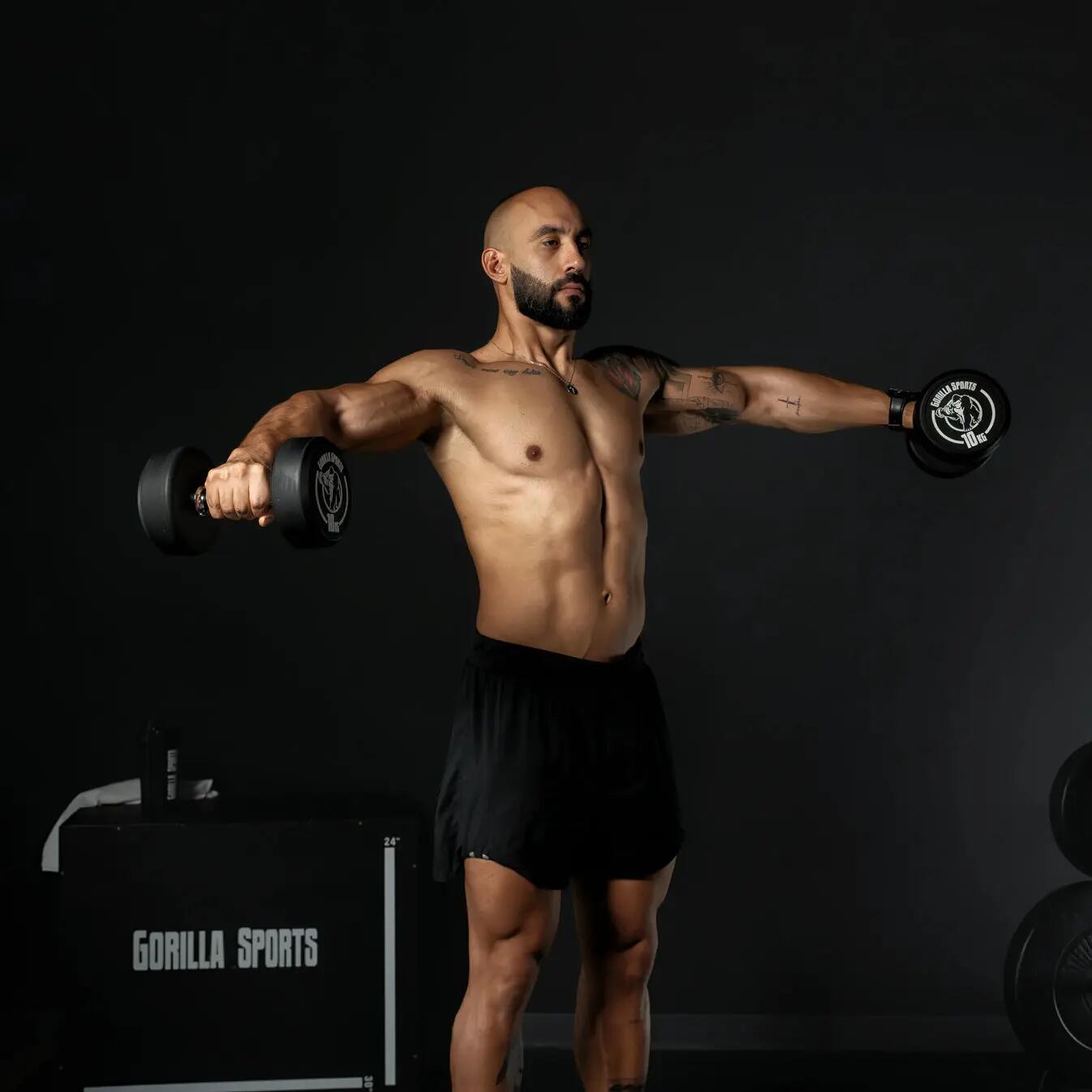 Kurzhantel Gummi 25 kg - 2 x 12,5 kg 6/7