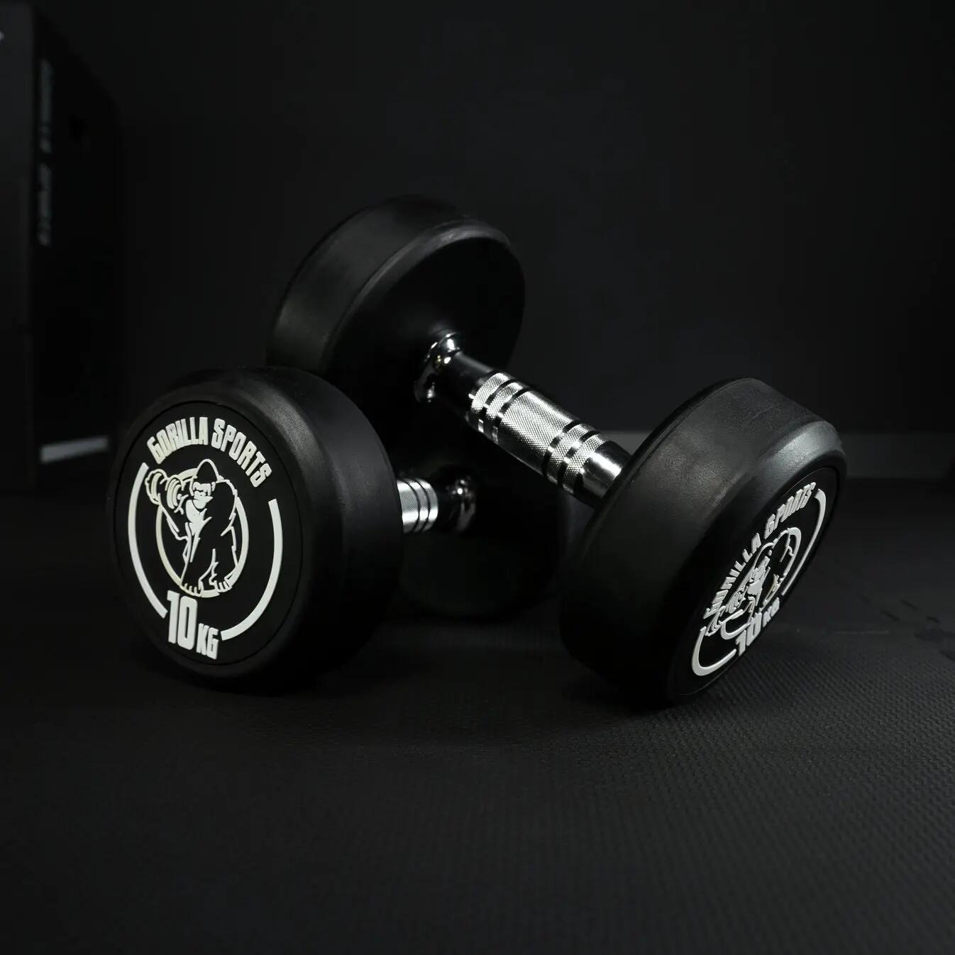 Kurzhantel Gummi 25 kg - 2 x 12,5 kg 5/7