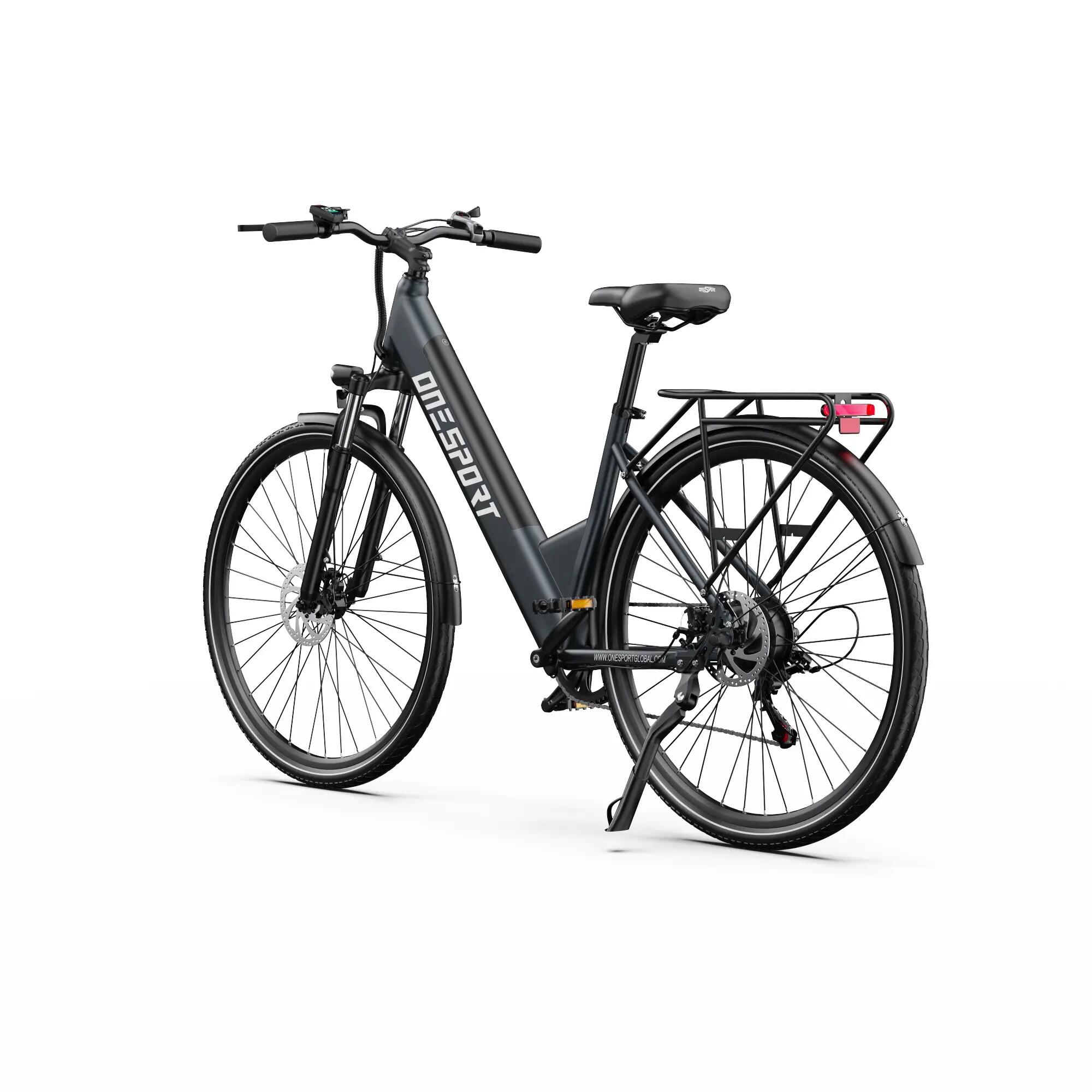 Bici elettrica urbana Onesport OT12, 250 W con batteria da 36 V 13 Ah 3/7