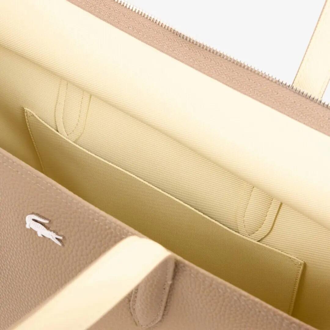 Bolso Camel Lacoste Tote Cookie Pussin con Cremallera Anna Cómodo y Resistente 4/5