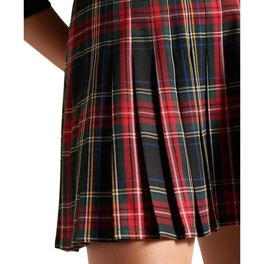 Mini-saia em xadrez feminino Superdry 4/7