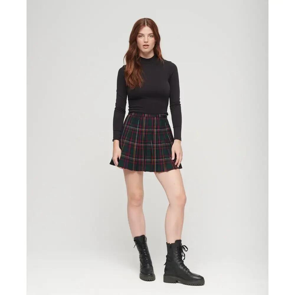 Minigonna a quadri da donna Superdry 3/7