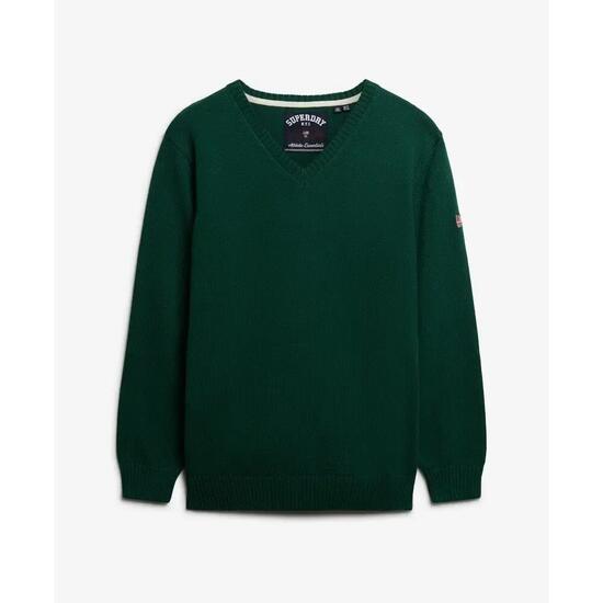 Pull oversized col V femme Superdry
