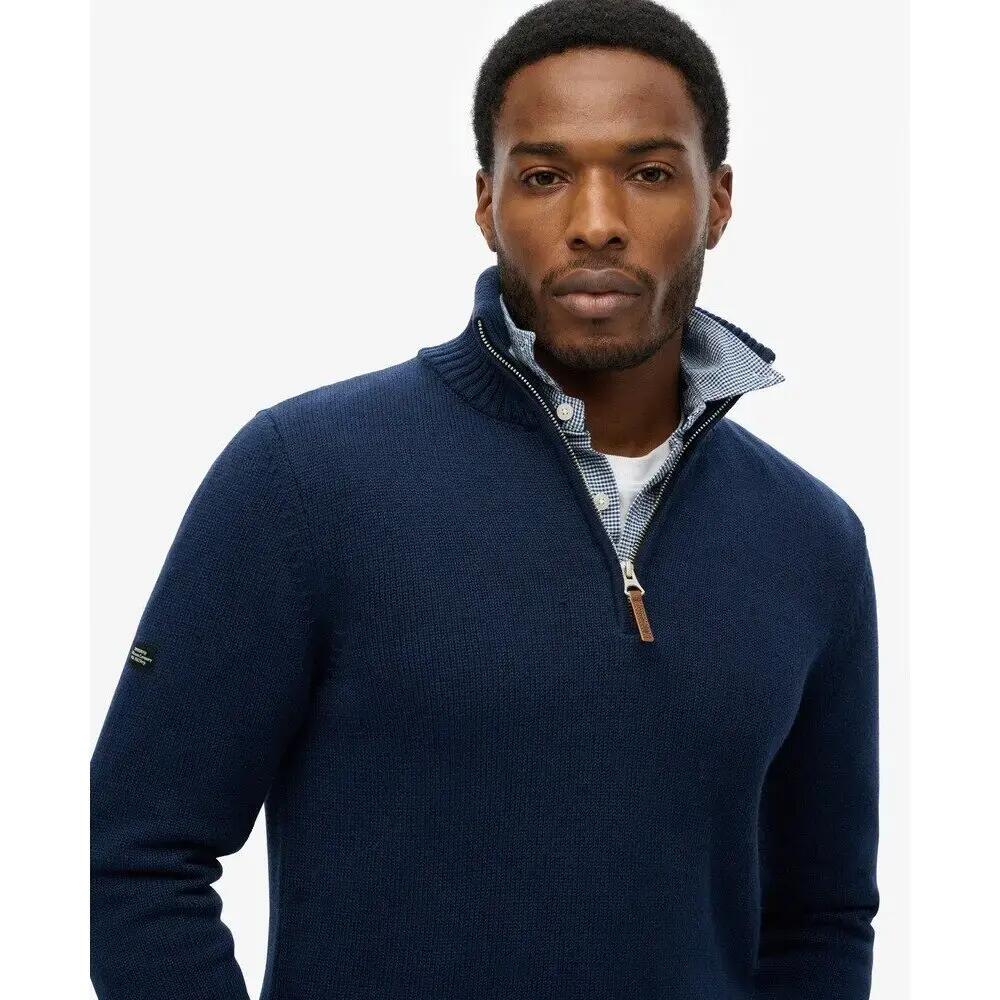 Pullover mit Reißverschluss aus Baumwollstrick Superdry Classics 5/6