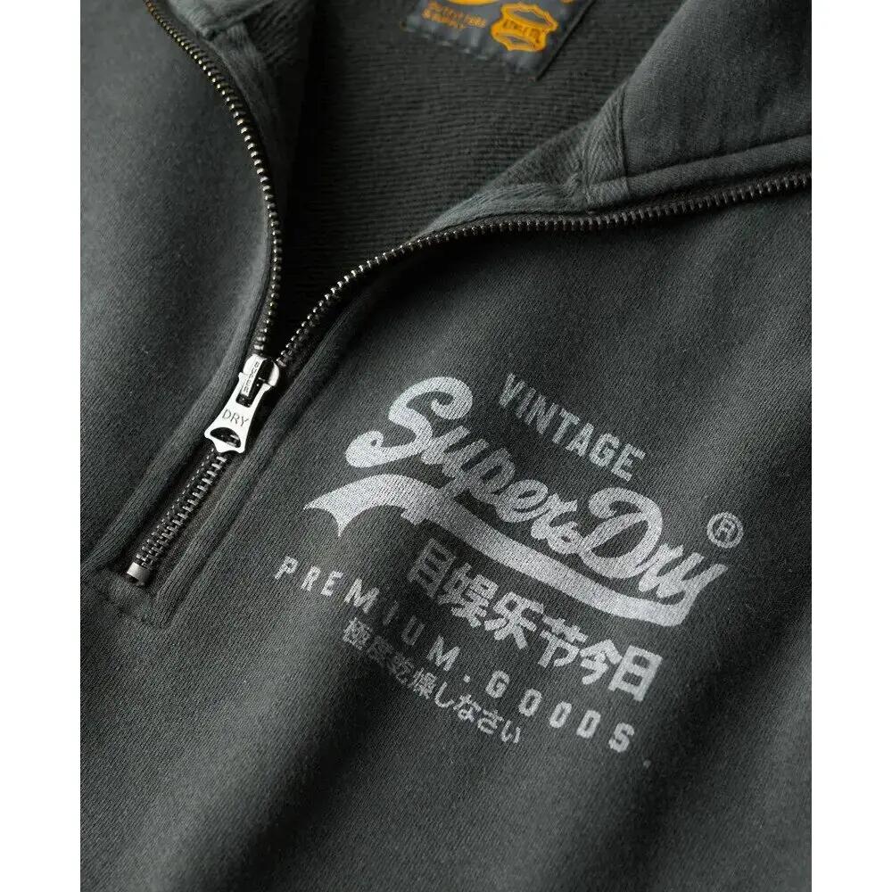 Klasyczny sweatshirt z zamkiem i wzorem Superdry 6/6