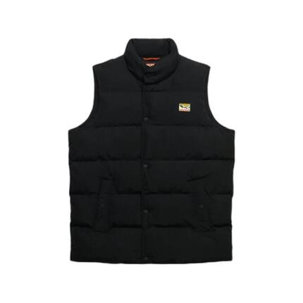 superdry Gilet Non Hood Short Everest — matelassé Trail Green