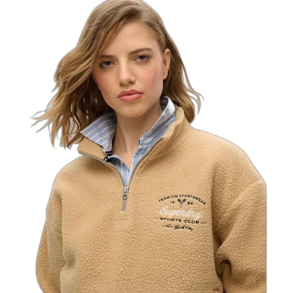 Damen Sweatshirt mit Reißverschluss Superdry Country Club 5/6