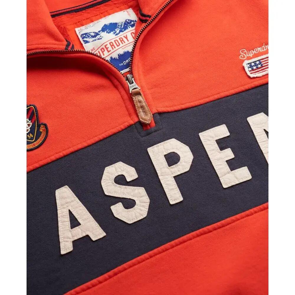 Trui met halve rits voor dames Superdry Preppy 2/6