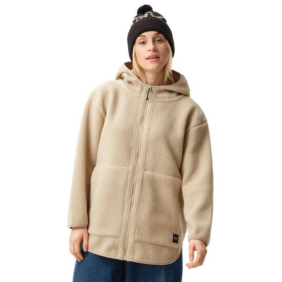 Oversize polar z kapturem damski Colourwear Pile
