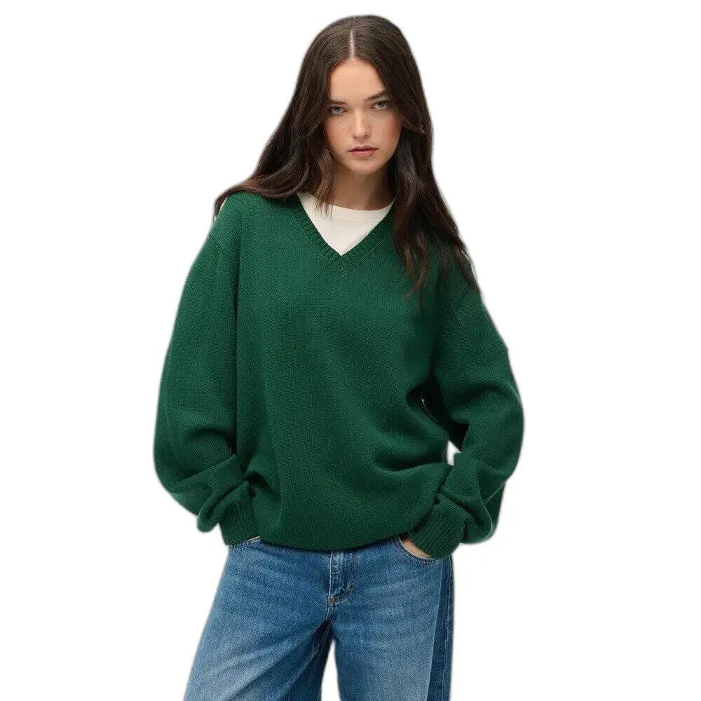 Pull oversized decote V mulher Superdry 3/6
