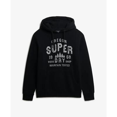 Hoodie superdry work shop