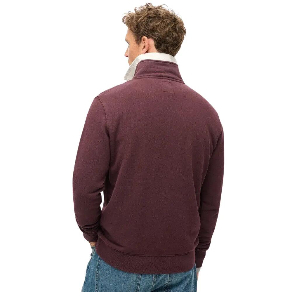 Felpa classica con collo zip e motivo Superdry 4/6